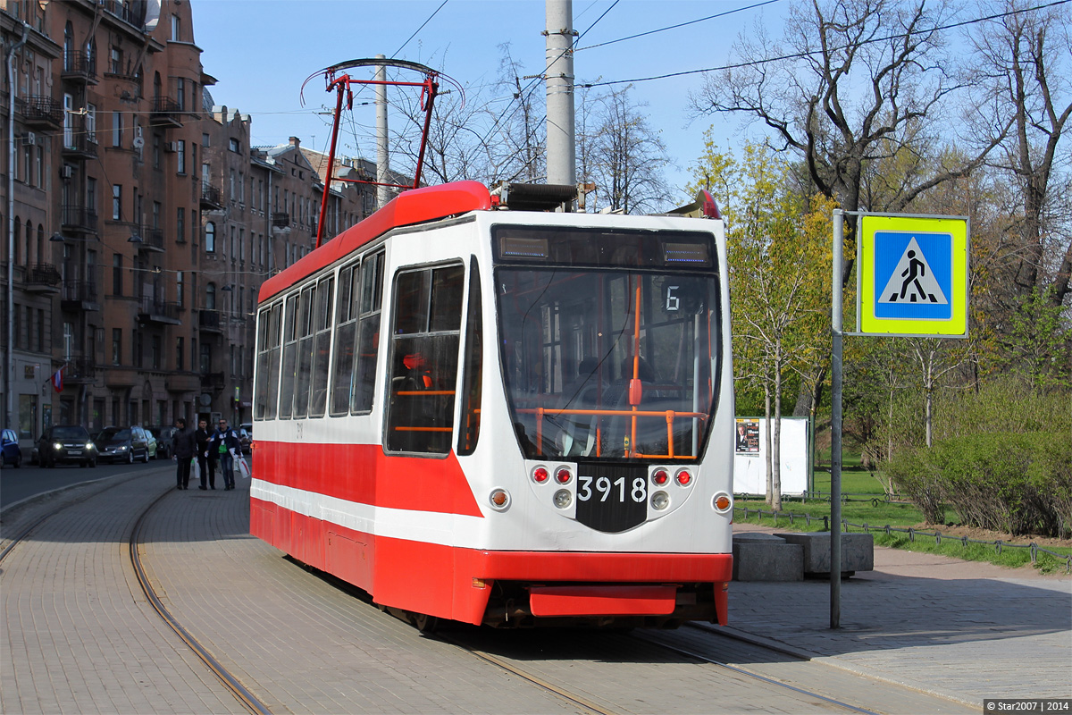 Санкт-Пецярбург, 71-134А (ЛМ-99АВН) № 3918 Санкт-Пецярбург, 71-134А (ЛМ-99АВН) № 3918