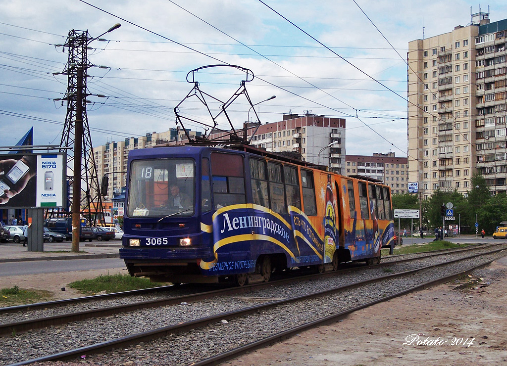 Санкт-Петербург, ЛВС-86К-М № 3065 Санкт-Петербург, ЛВС-86К-М № 3065