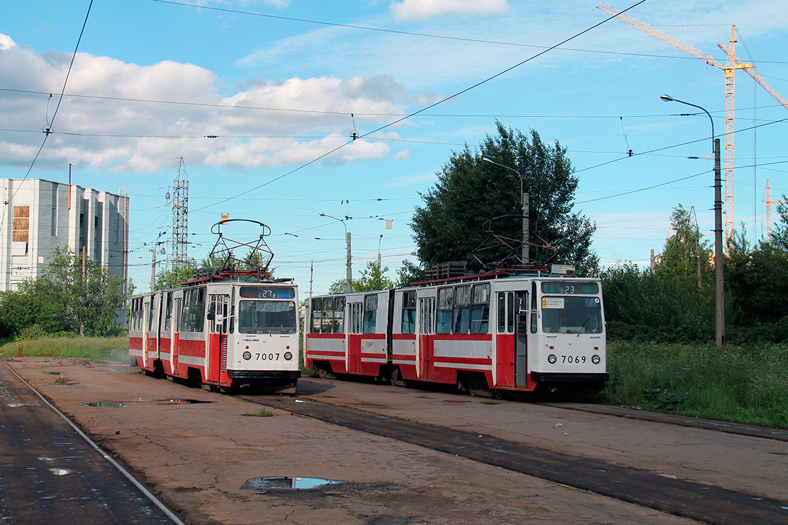 Санкт-Петербург, ЛВС-86К № 7007; Санкт-Петербург, ЛВС-86К № 7069