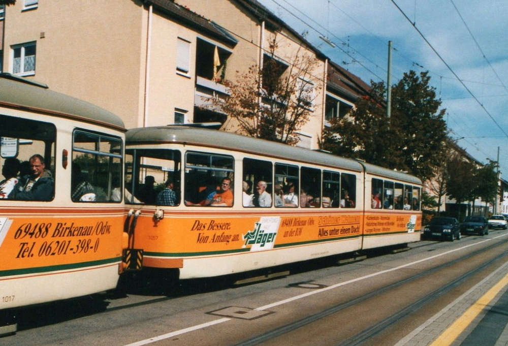 Rhein-Neckar, Duewag EB6 Br. 1057