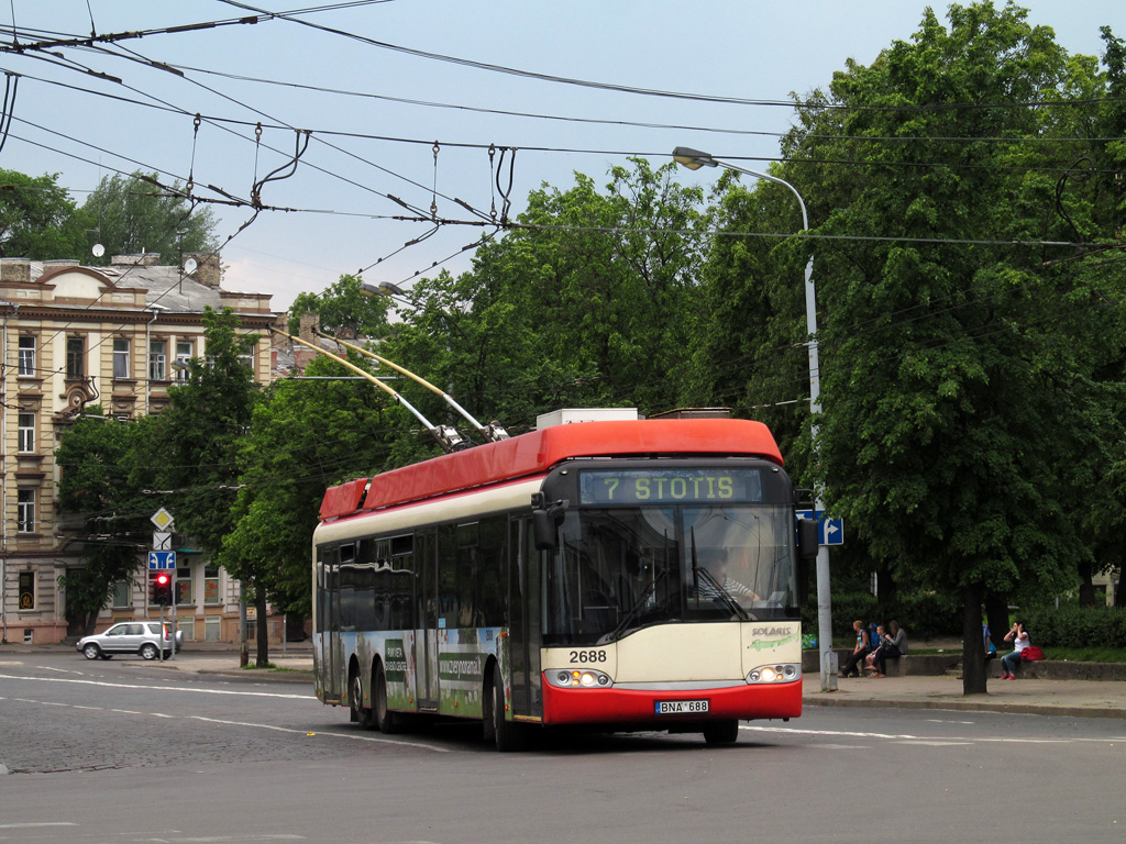 Вильнюс, Solaris Trollino II 15 AC № 2688