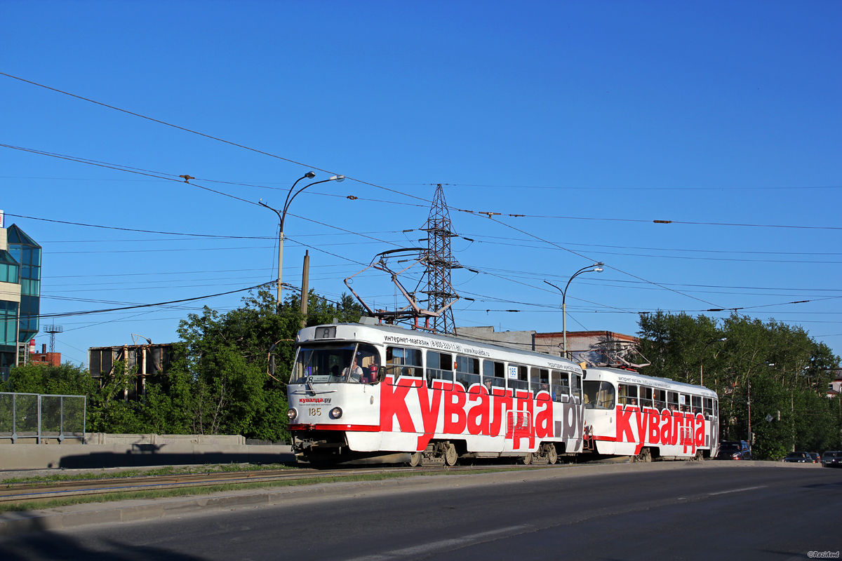 Екатеринбург, Tatra T3SU № 185