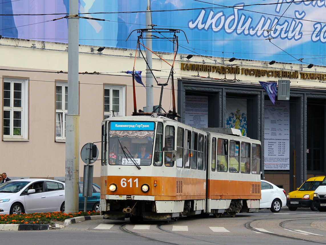 Калининград, Tatra KT4D № 611