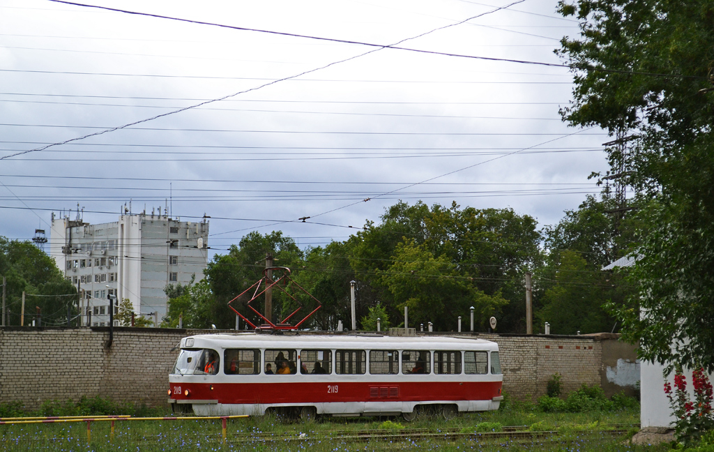 Самара, Tatra T3SU № 2119; Самара — Конечные станции и кольца (трамвай)