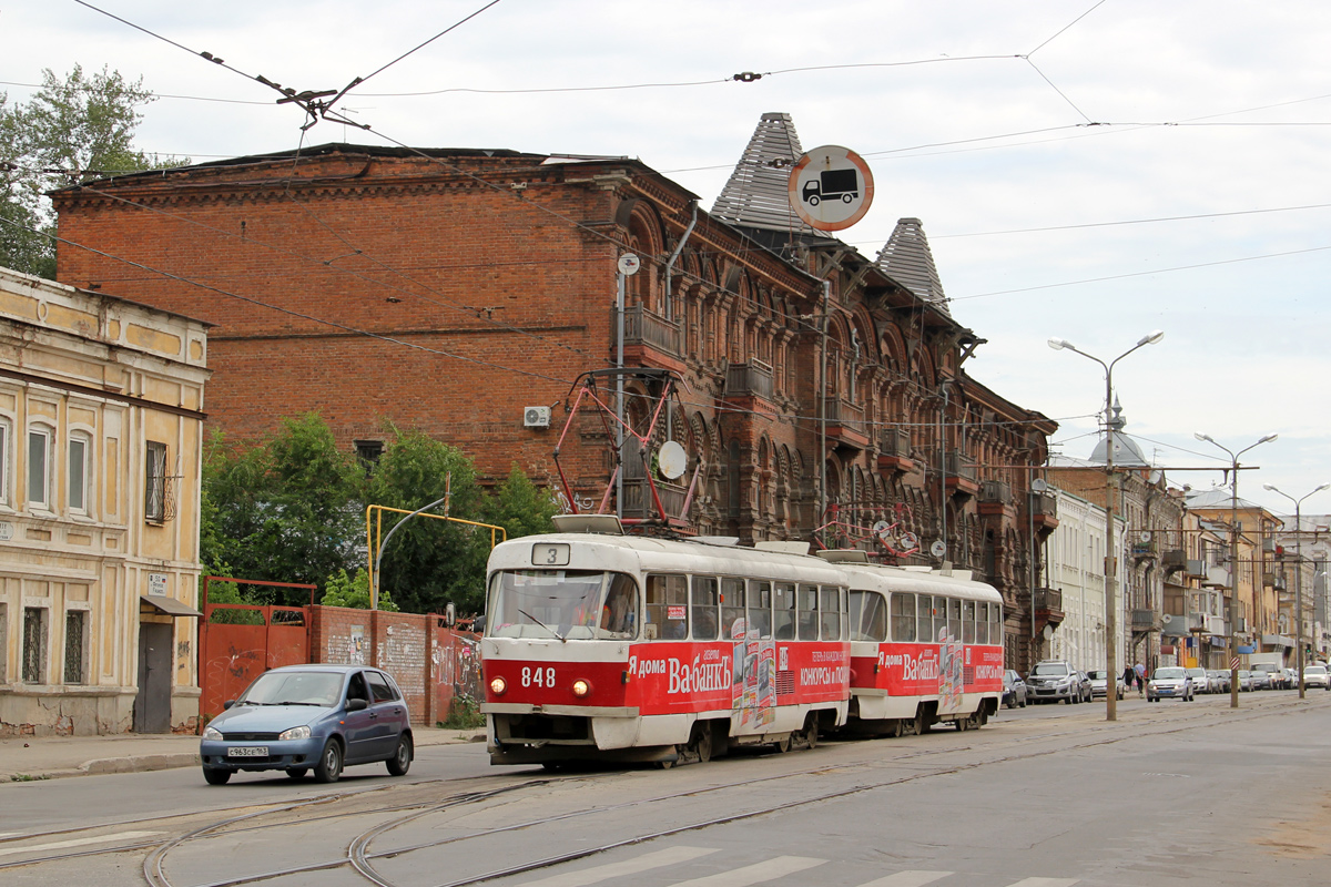 Самара, Tatra T3SU № 848