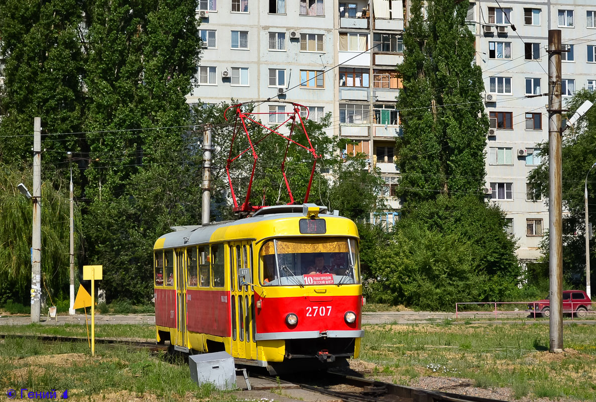 Волгоград, Tatra T3SU № 2707