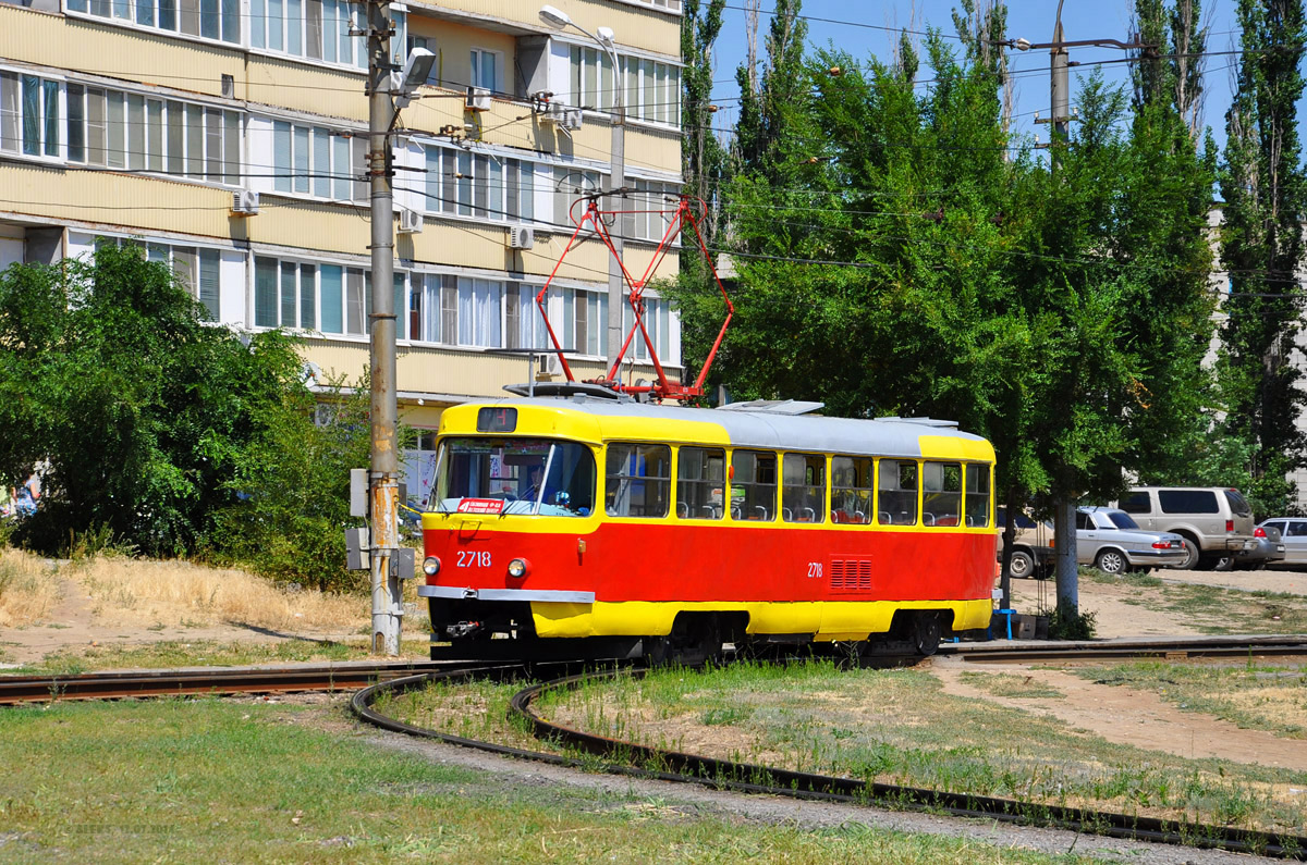 Volgograd, Tatra T3SU N°. 2718