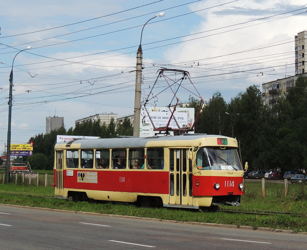 იჟევსკი, Tatra T3SU (2-door) № 1114
