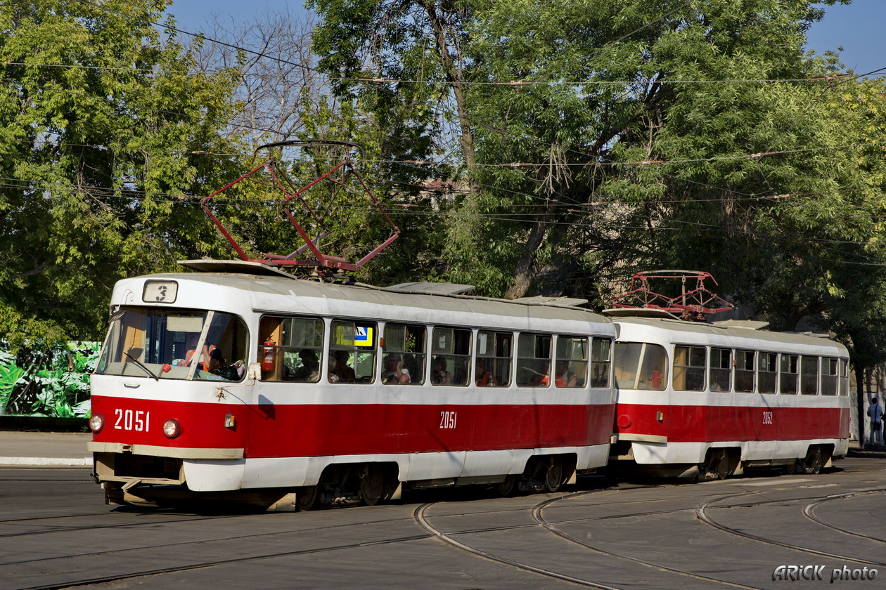 Самара, Tatra T3SU (двухдверная) № 2051