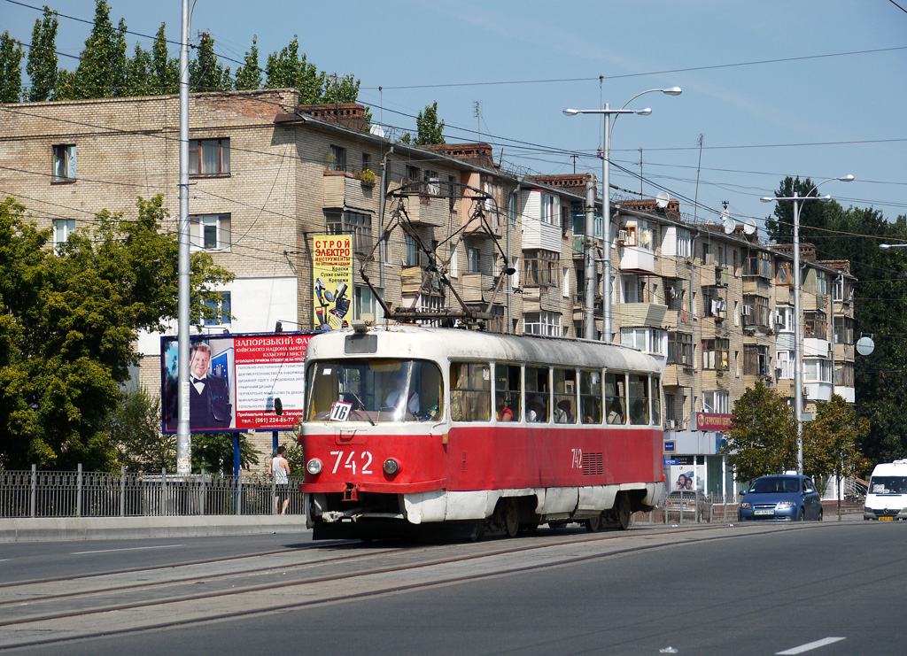 Запорожье, Tatra T3SU № 742