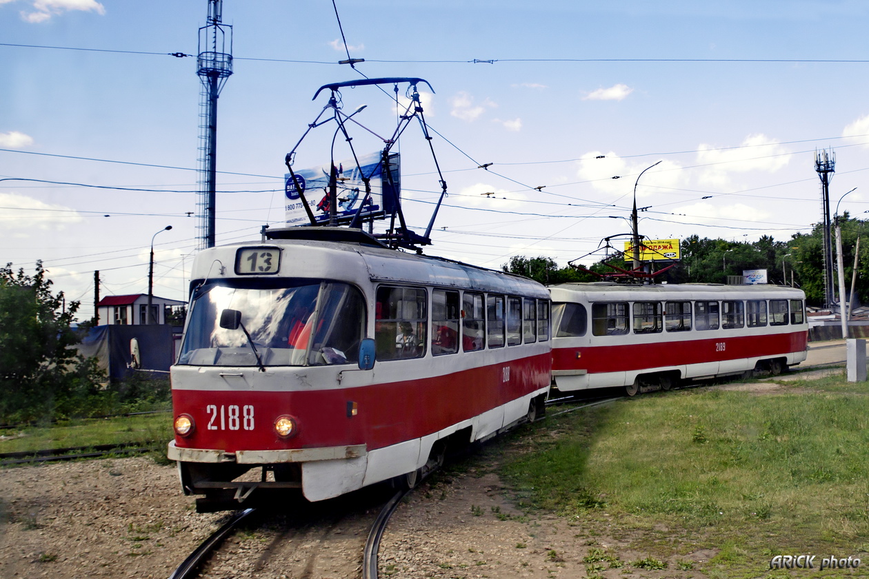 Самара, Tatra T3SU (двухдверная) № 2188