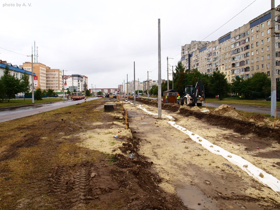 Львов — Строительство трамвайной линии в микрорайон «Сихов»