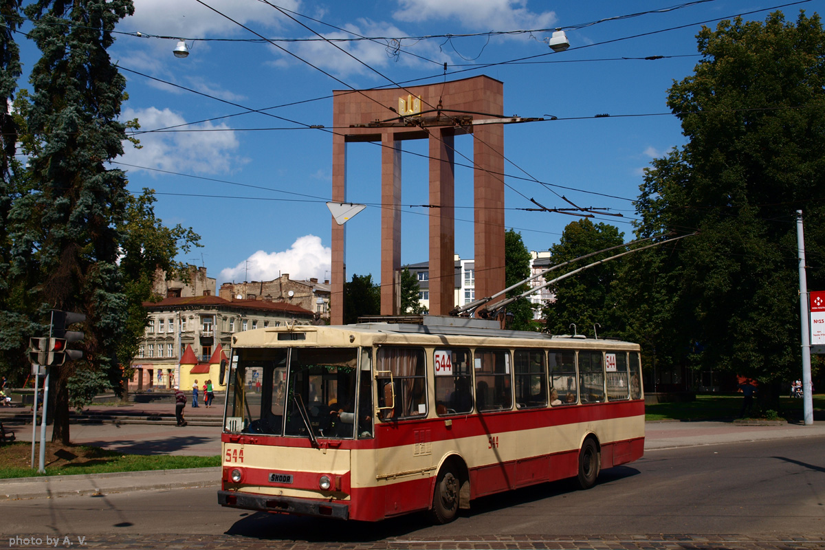 Львов, Škoda 14Tr89/6 № 544