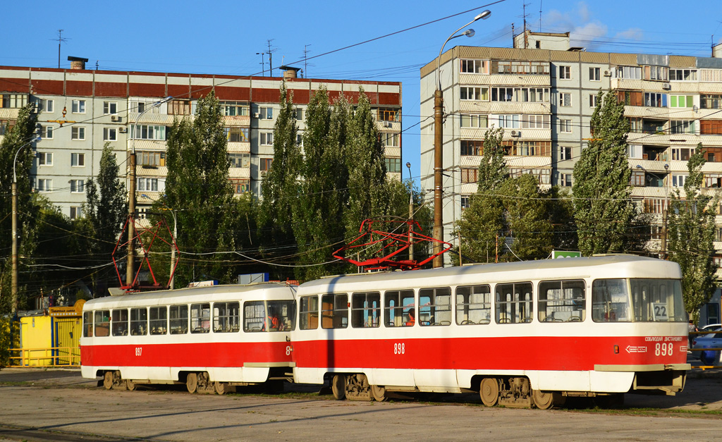 Самара, Tatra T3SU № 898; Самара — Конечные станции и кольца (трамвай)