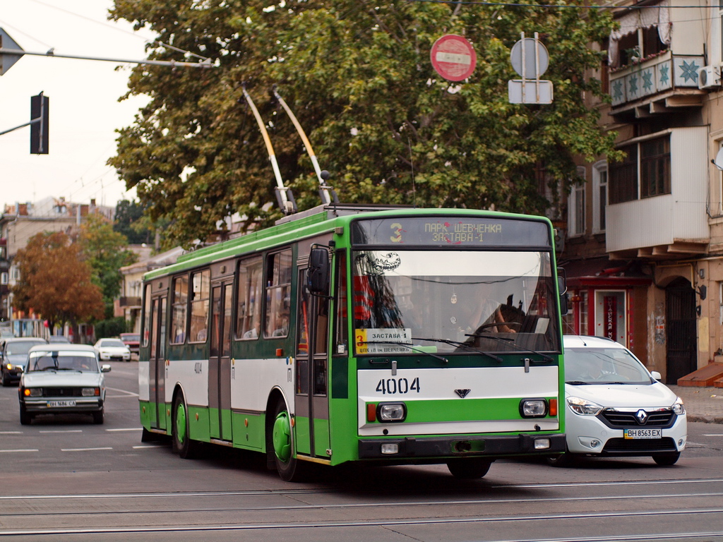 Одесса, Škoda 14TrM № 4004