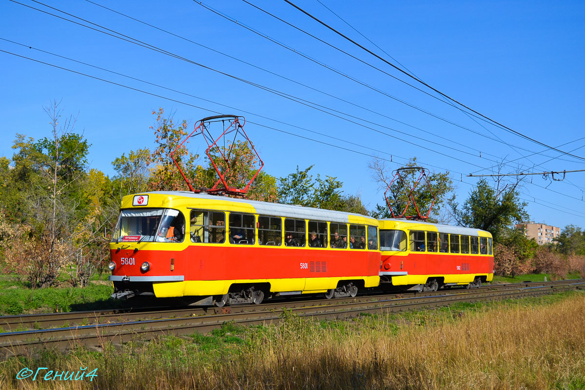 Волгоград, Tatra T3SU № 5801