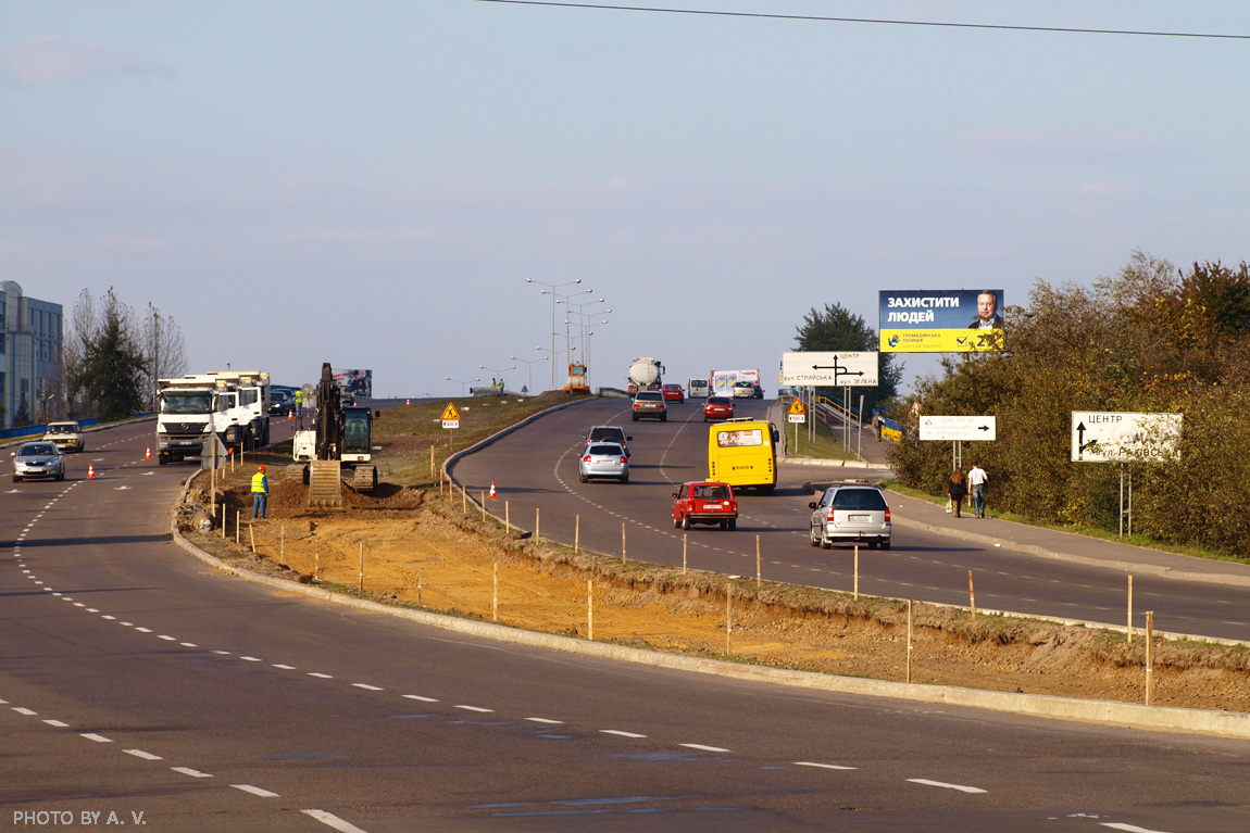 Львов — Строительство трамвайной линии в микрорайон «Сихов»