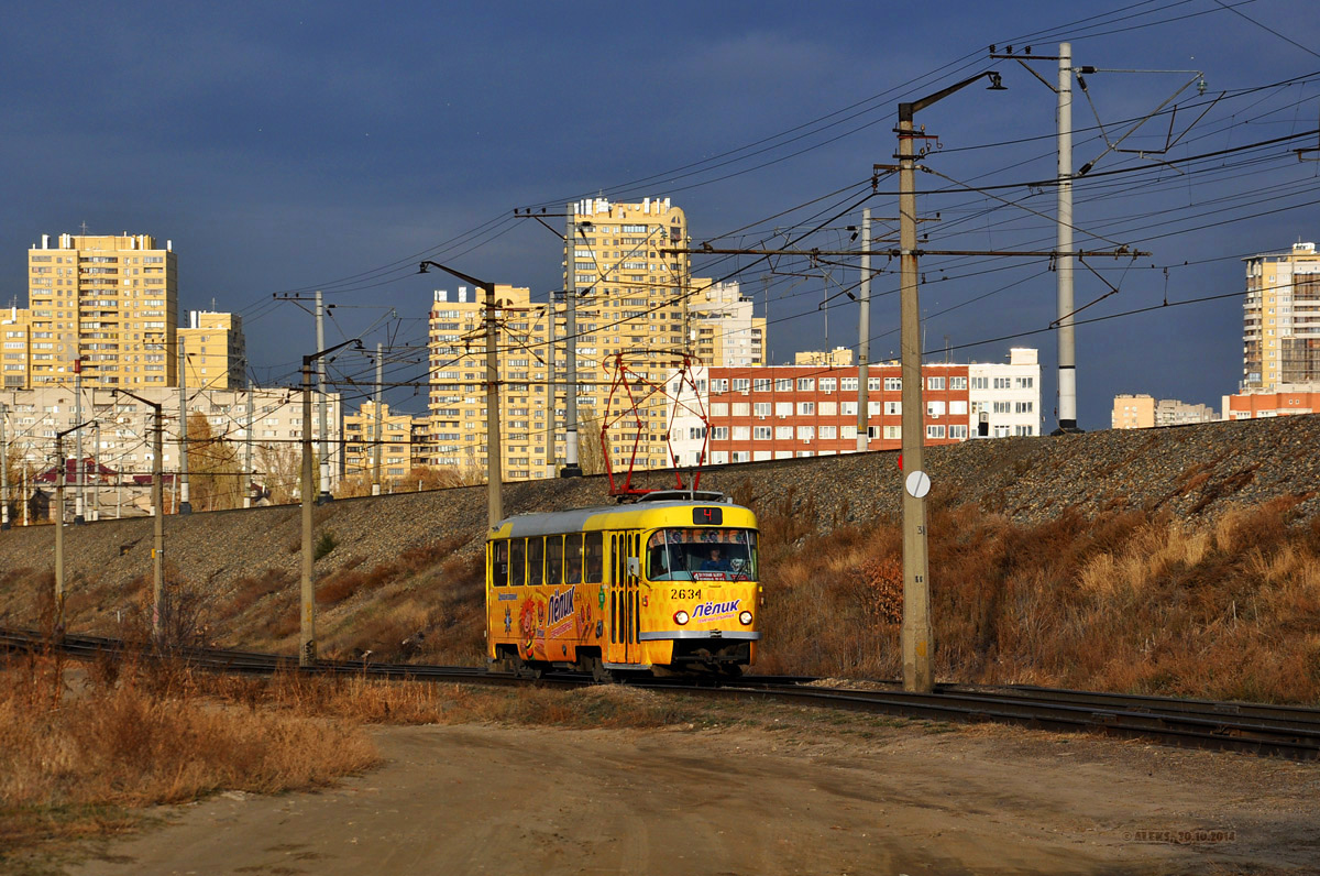 Волгоград, Tatra T3SU (двухдверная) № 2634 Волгоград, Tatra T3SU (двухдверная) № 2634