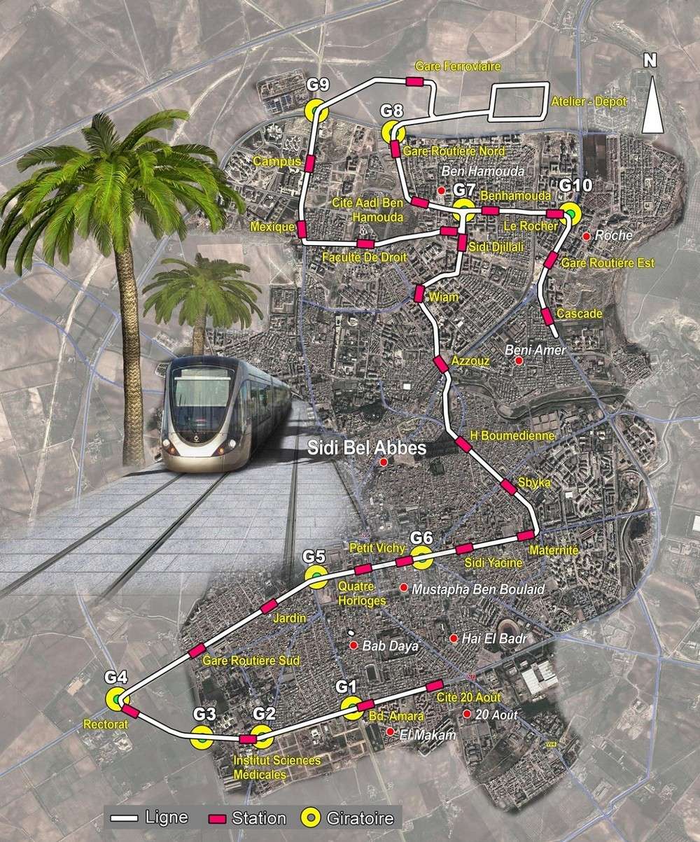 西迪贝勒阿巴斯省 — Maps