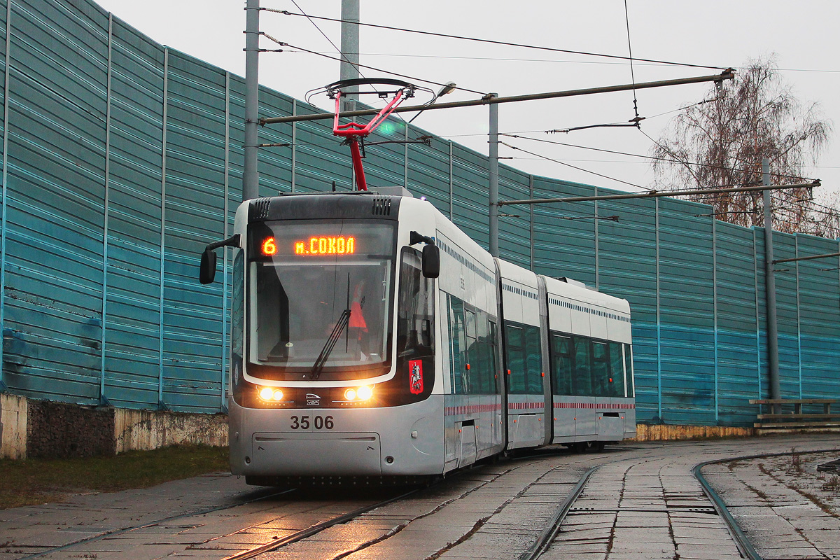 Moskva, 71-414 (Pesa Fokstrot) č. 3506 Moskva, 71-414 (Pesa Fokstrot) č. 3506