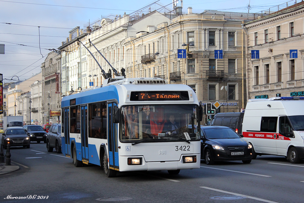 Санкт-Петербург, БКМ 321 № 3422