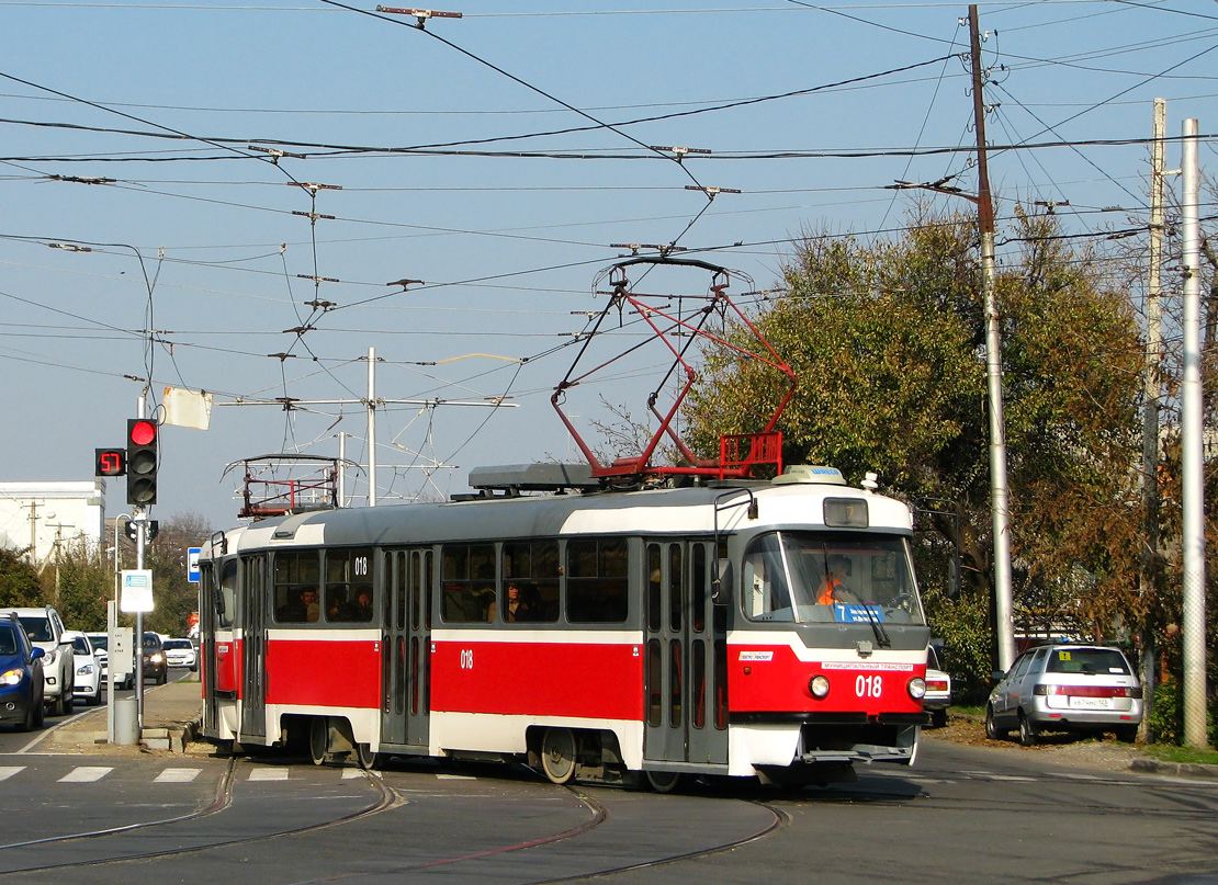 Краснодар, Tatra T3SU КВР ТРЗ № 018
