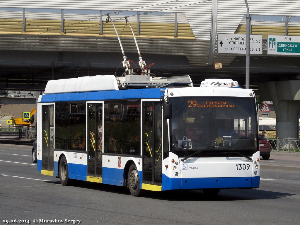 Санкт-Петербург, Тролза-5265.00 «Мегаполис» № 1309