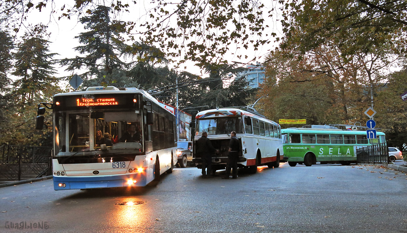 Крымский троллейбус, Богдан Т60111 № 6318