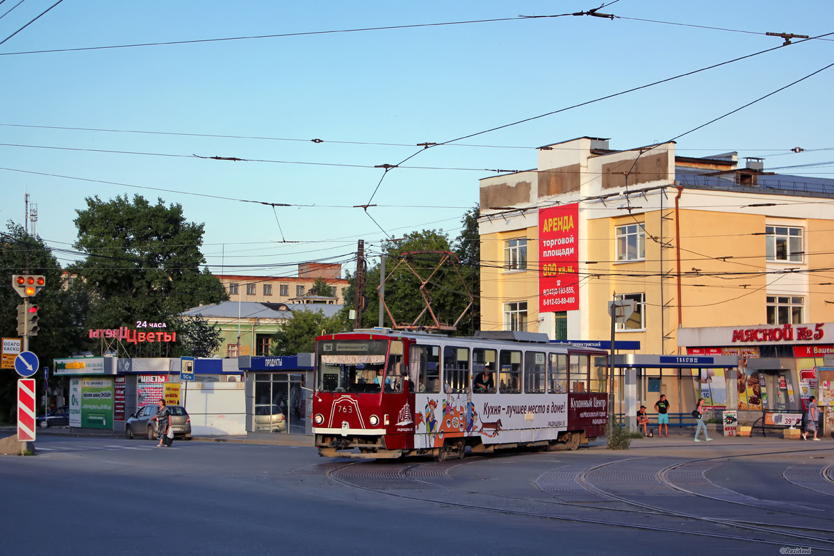 Екатеринбург, Tatra T6B5SU № 763
