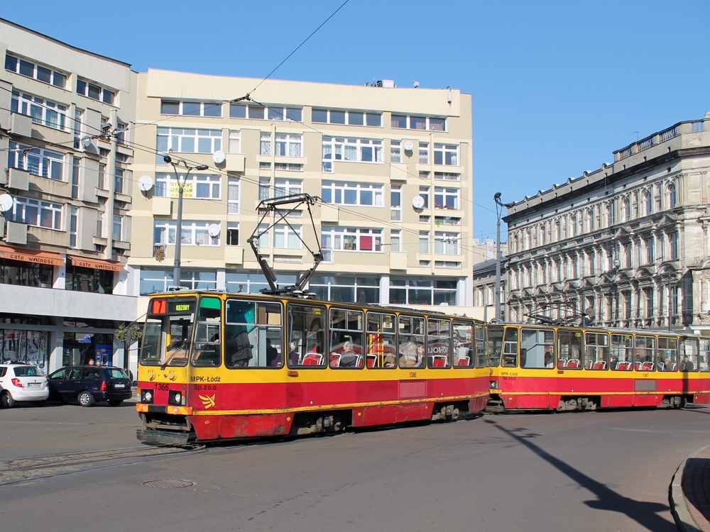 Лодзь, Konstal 805Na № 1366