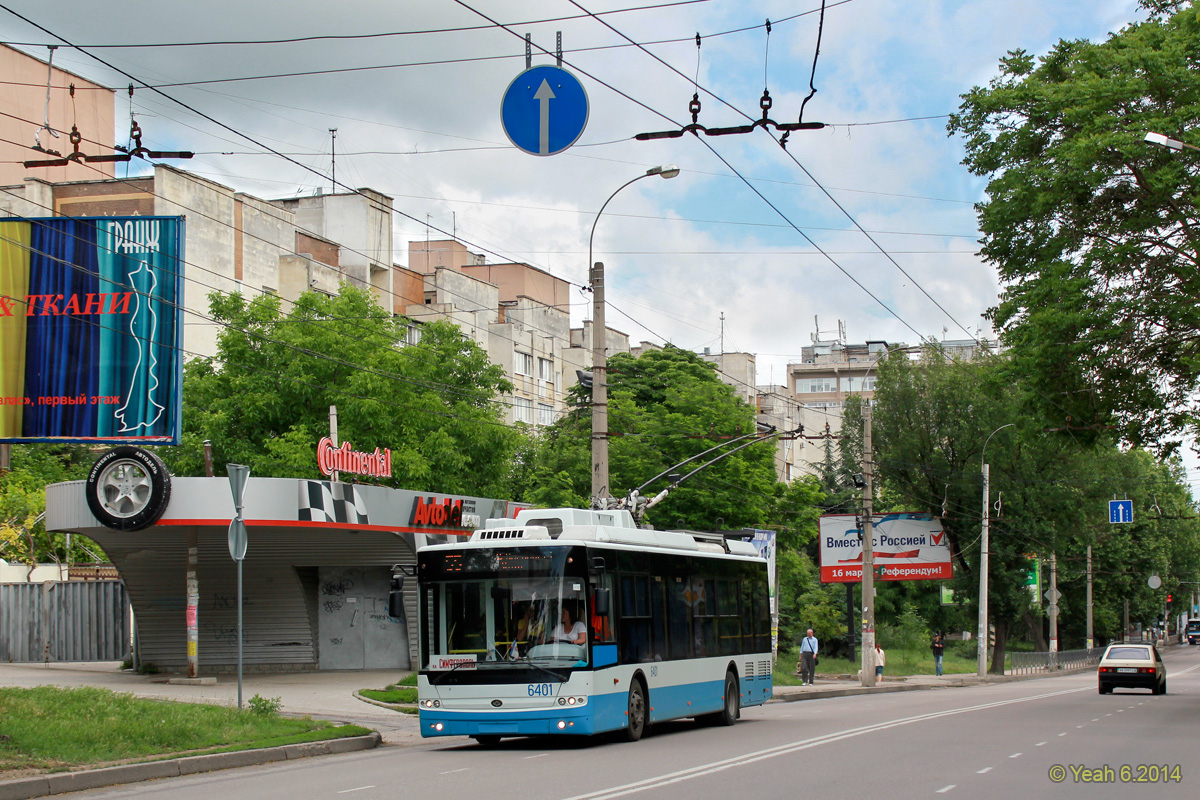 Крымский троллейбус, Богдан Т70115 № 6401