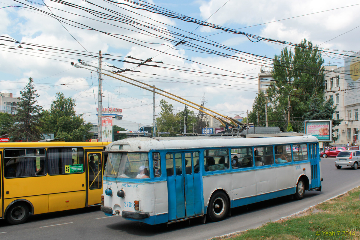 Крымский троллейбус, Škoda 9TrH27 № 3708