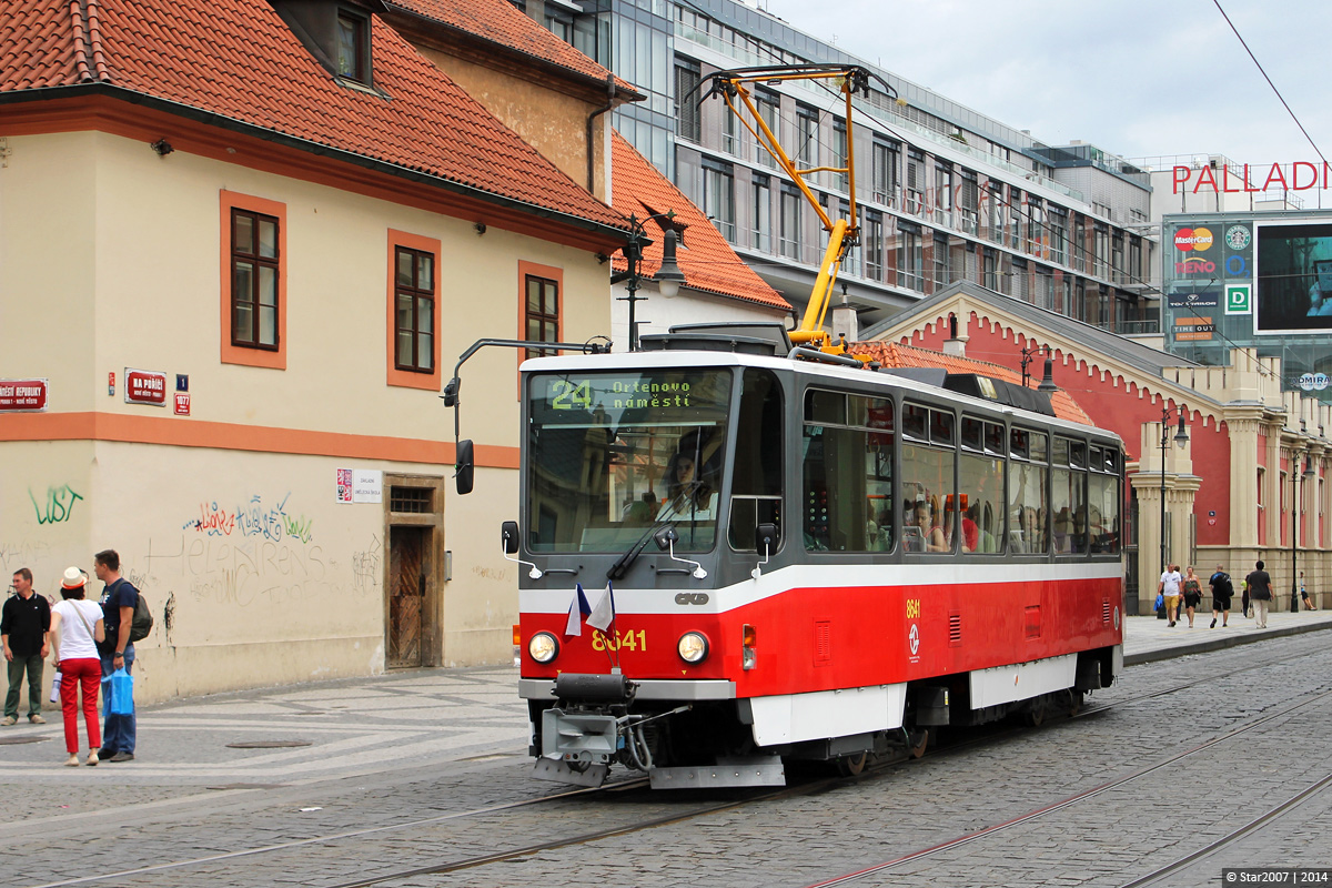 Прага, Tatra T6A5 № 8641