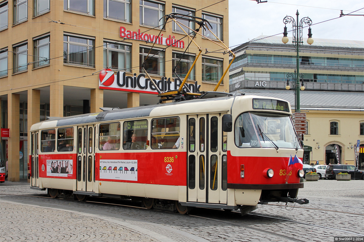 Прага, Tatra T3R.P № 8336