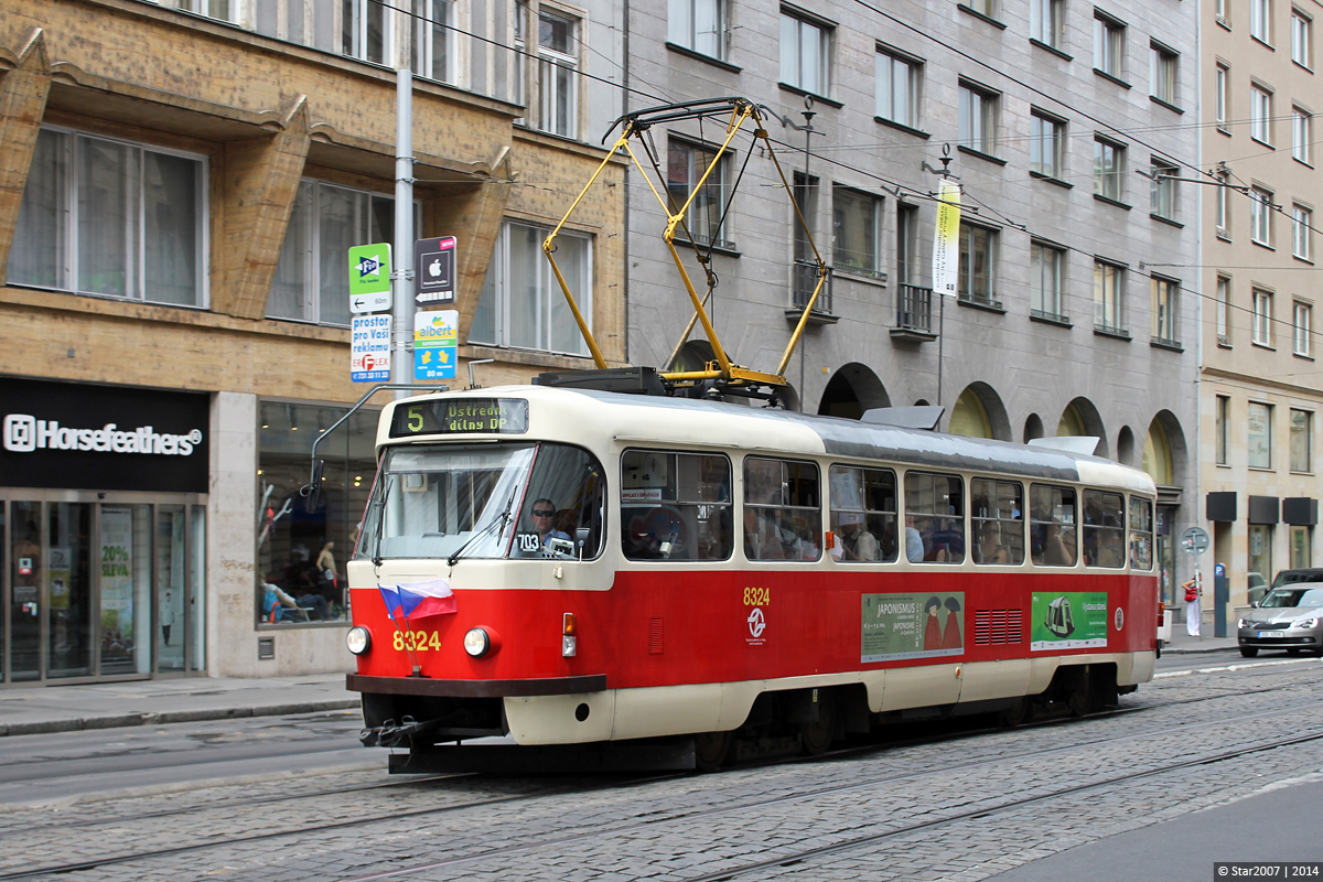 Prága, Tatra T3R.P — 8324