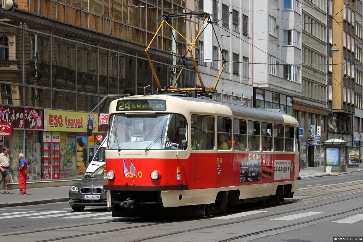Прага, Tatra T3R.P № 8340