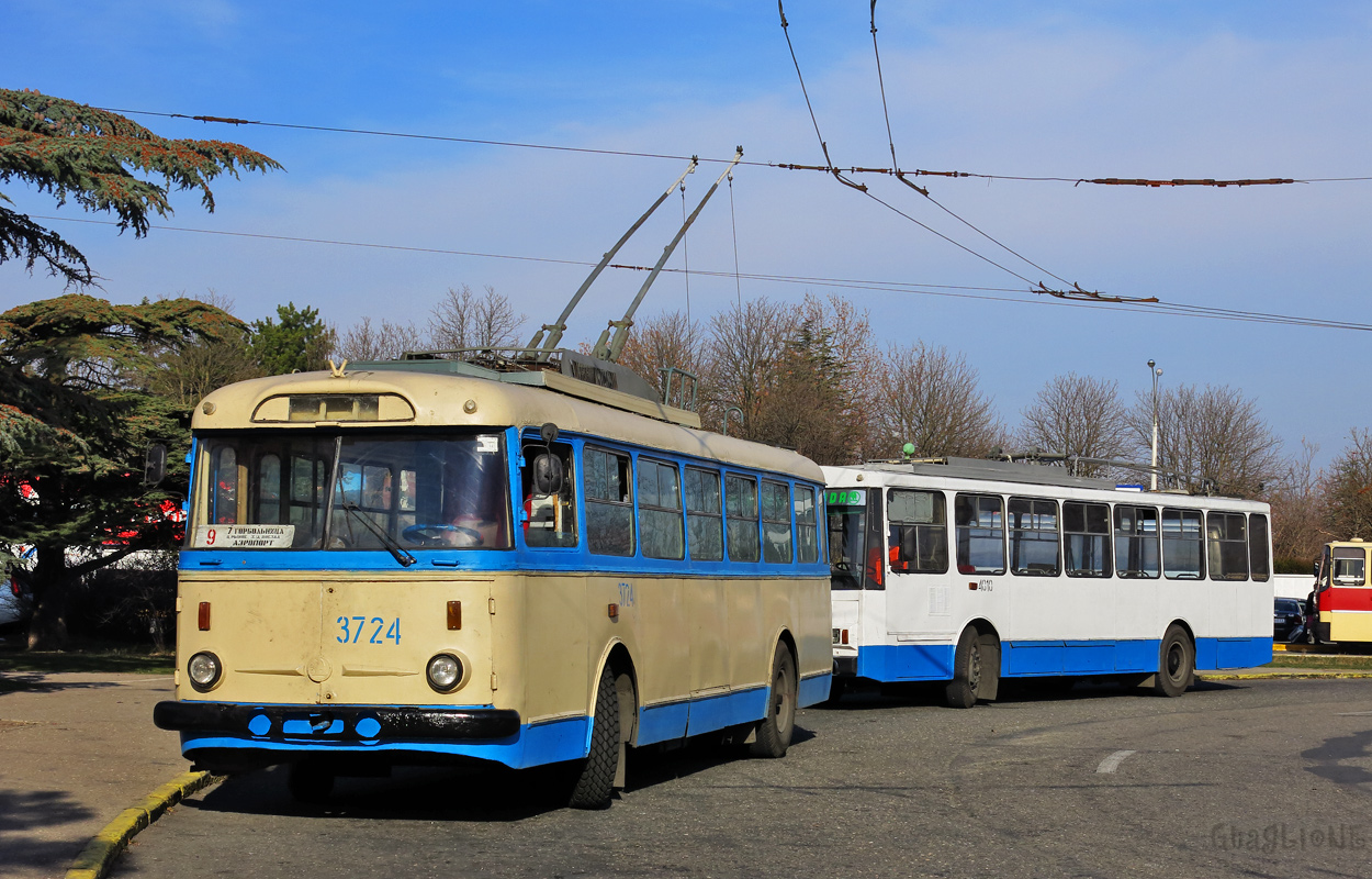 Krimmi trollid (Simferopol - Alušta - Jalta), Škoda 9TrH27 № 3724