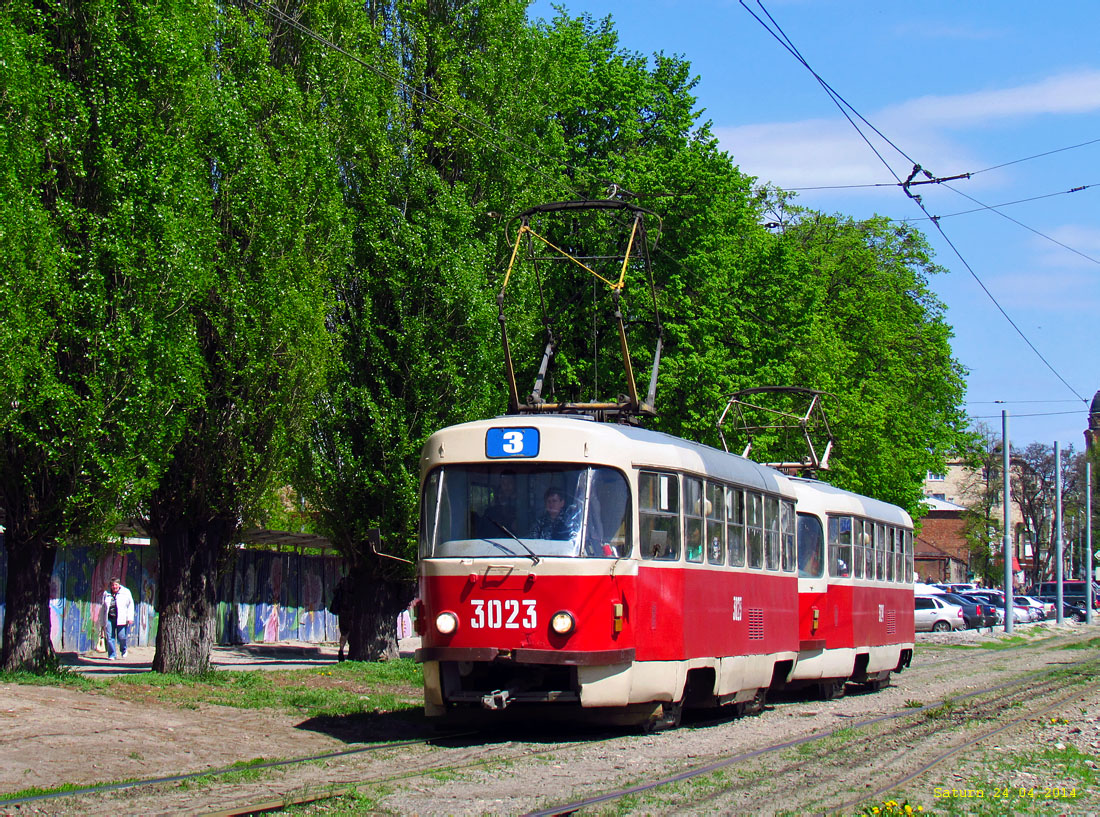Харків, Tatra T3SU № 3023 Харків, Tatra T3SU № 3023