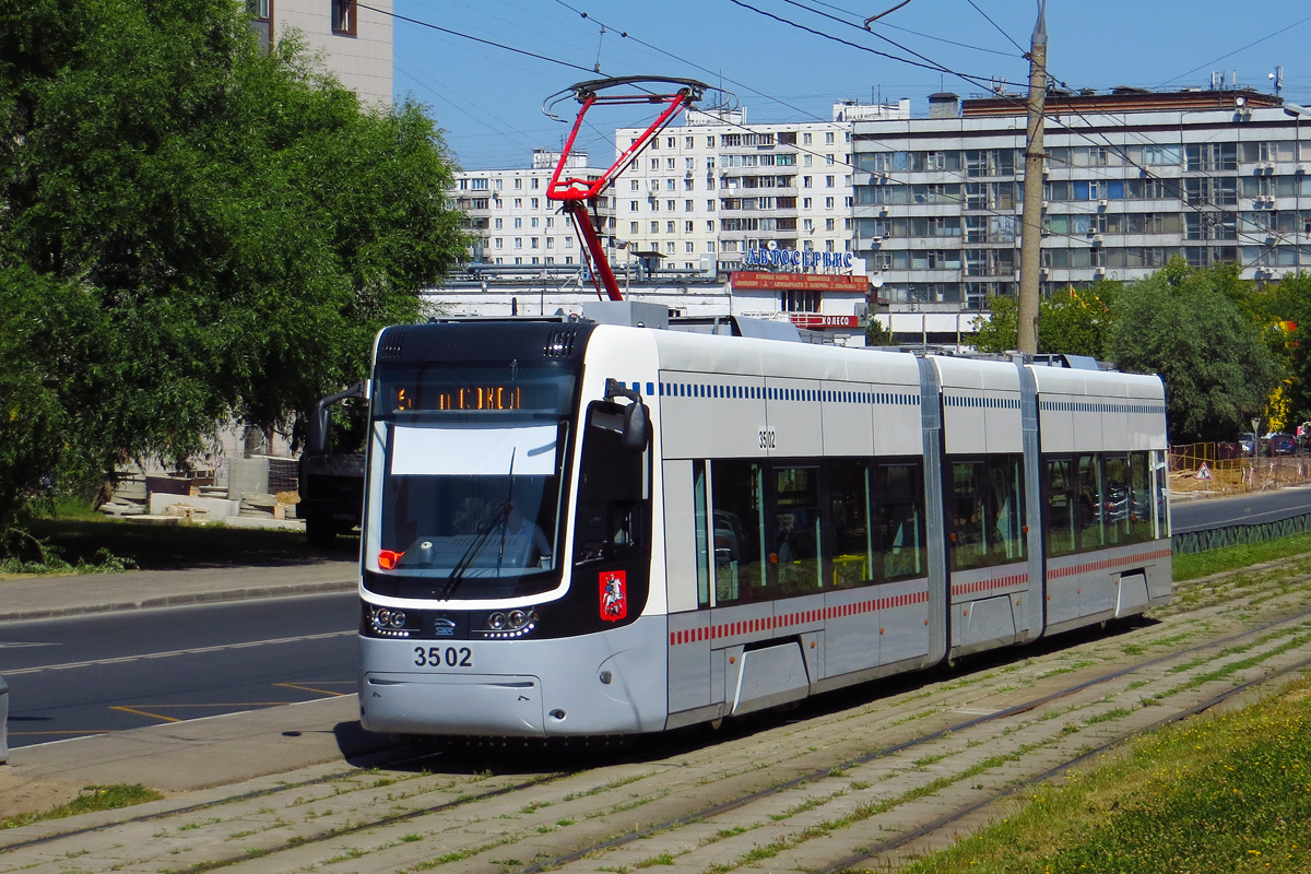 Москва, 71-414 (Pesa Fokstrot) № 3502