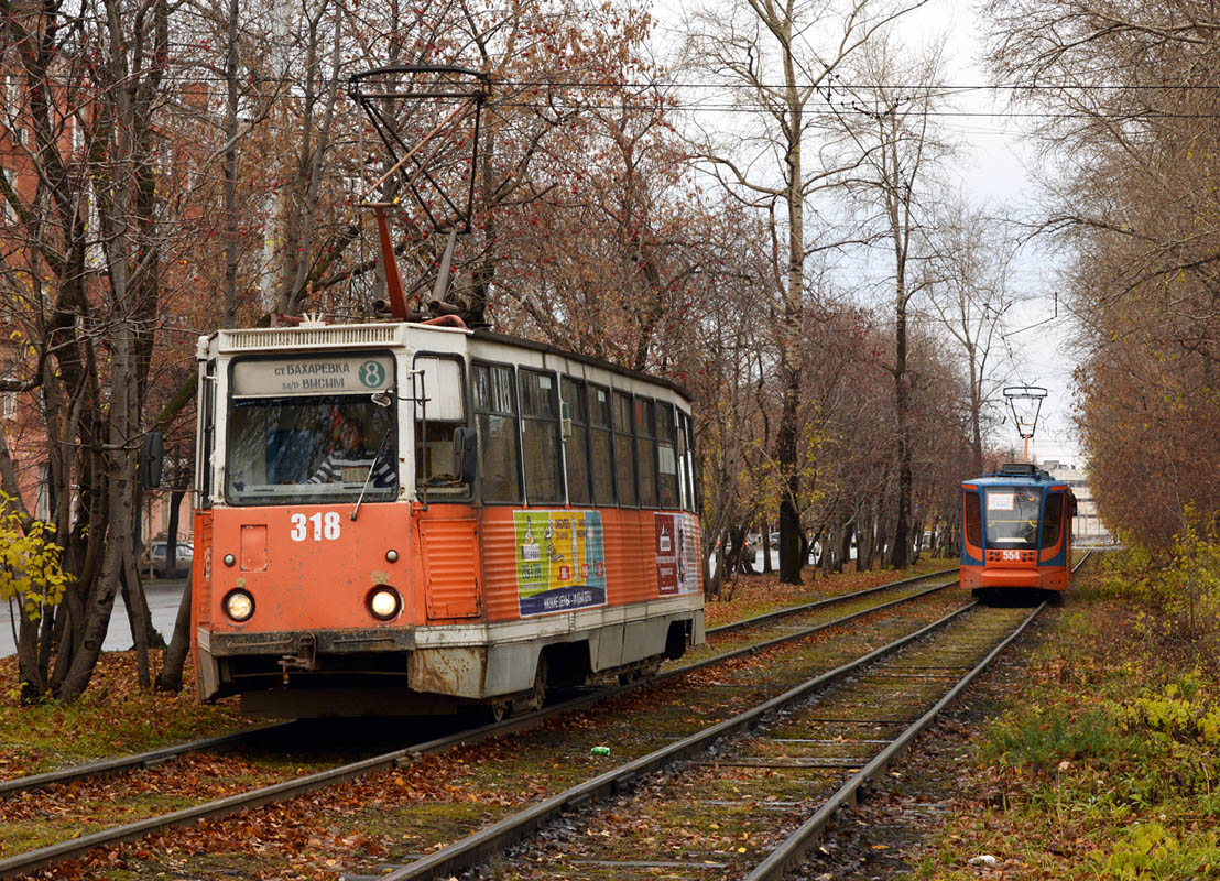 Пермь, 71-605 (КТМ-5М3) № 318