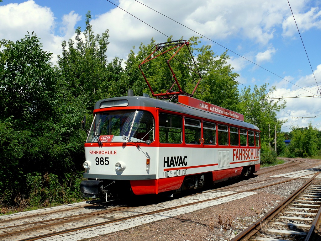 Галле, Tatra T4D № 985