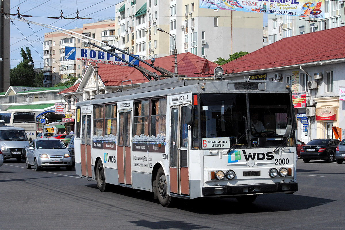 Крымский троллейбус, Škoda 14Tr02/6 № 2000