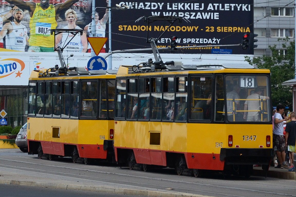 Варшава, Konstal 105Na № 1347