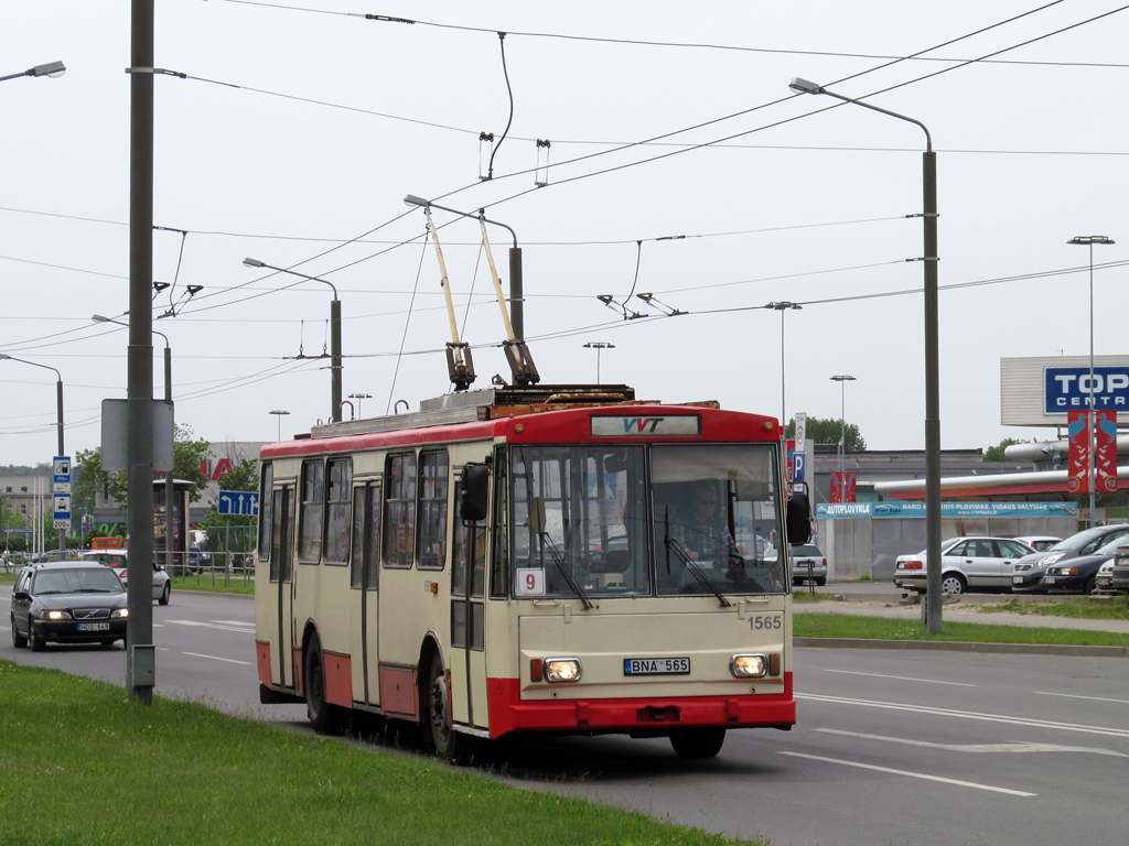 Вильнюс, Škoda 14Tr11/6 № 1565