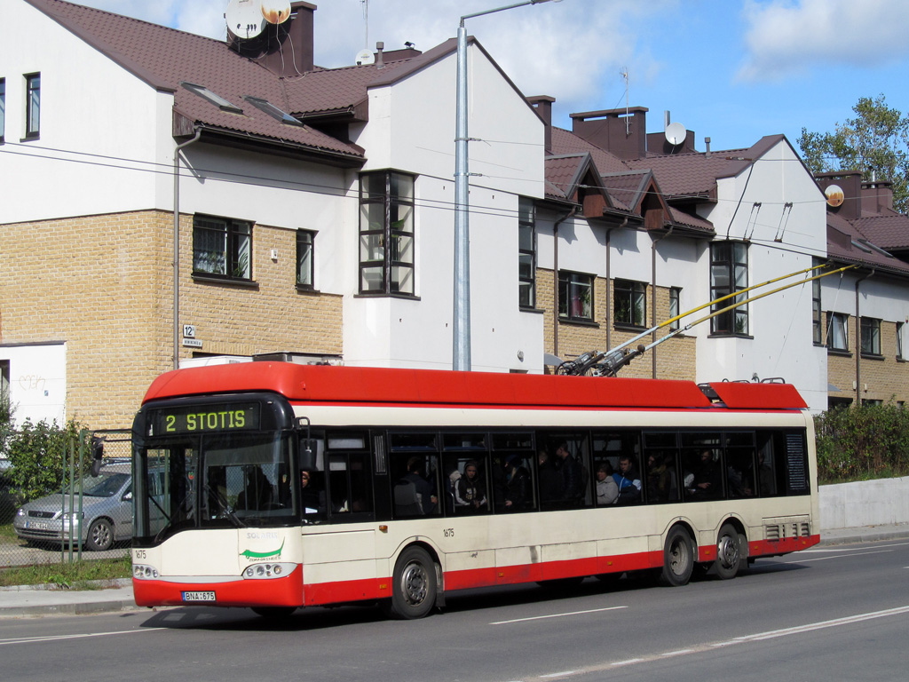 Вильнюс, Solaris Trollino II 15 AC № 1675