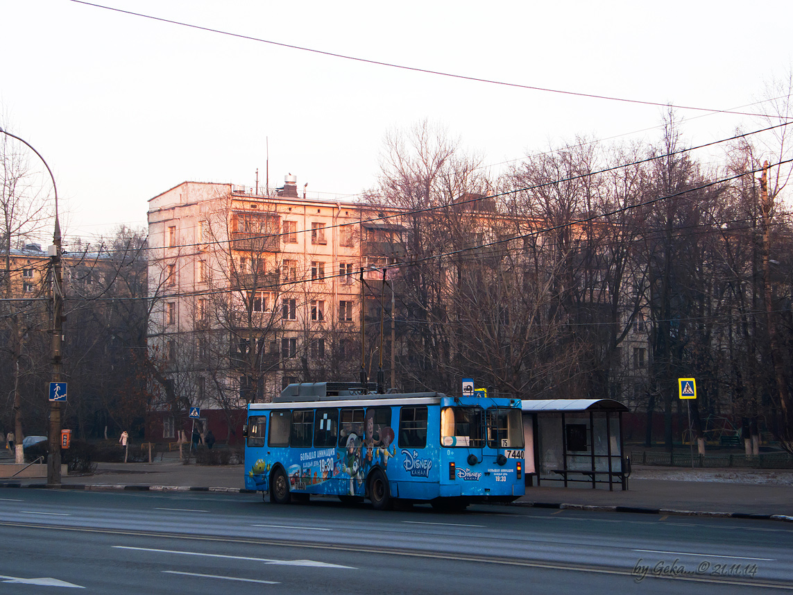 Москва, ЗиУ-682ГМ1 (с широкой передней дверью) № 7440 Москва, ЗиУ-682ГМ1 (с широкой передней дверью) № 7440