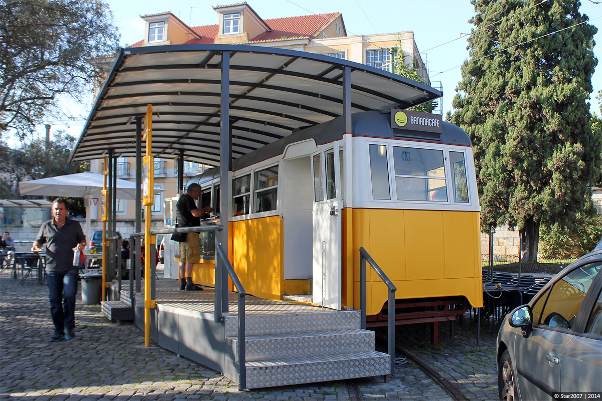 Лиссабонская агломерация, Carris 2-axle trailer (Ligeiro) № 173; Лиссабонская агломерация — Трамваи: Памятники