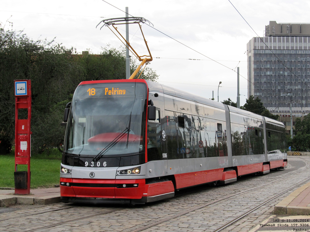 Прага, Škoda 15T3 ForCity Alfa Praha № 9306