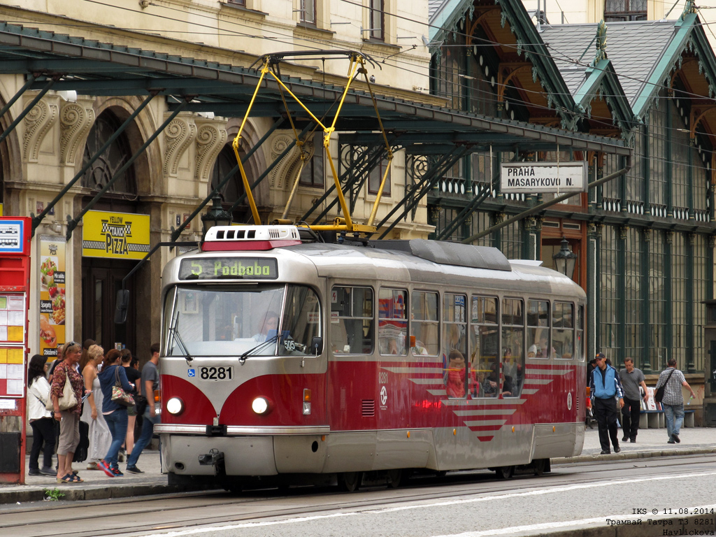 Praga, Tatra T3R.PLF Nr. 8281