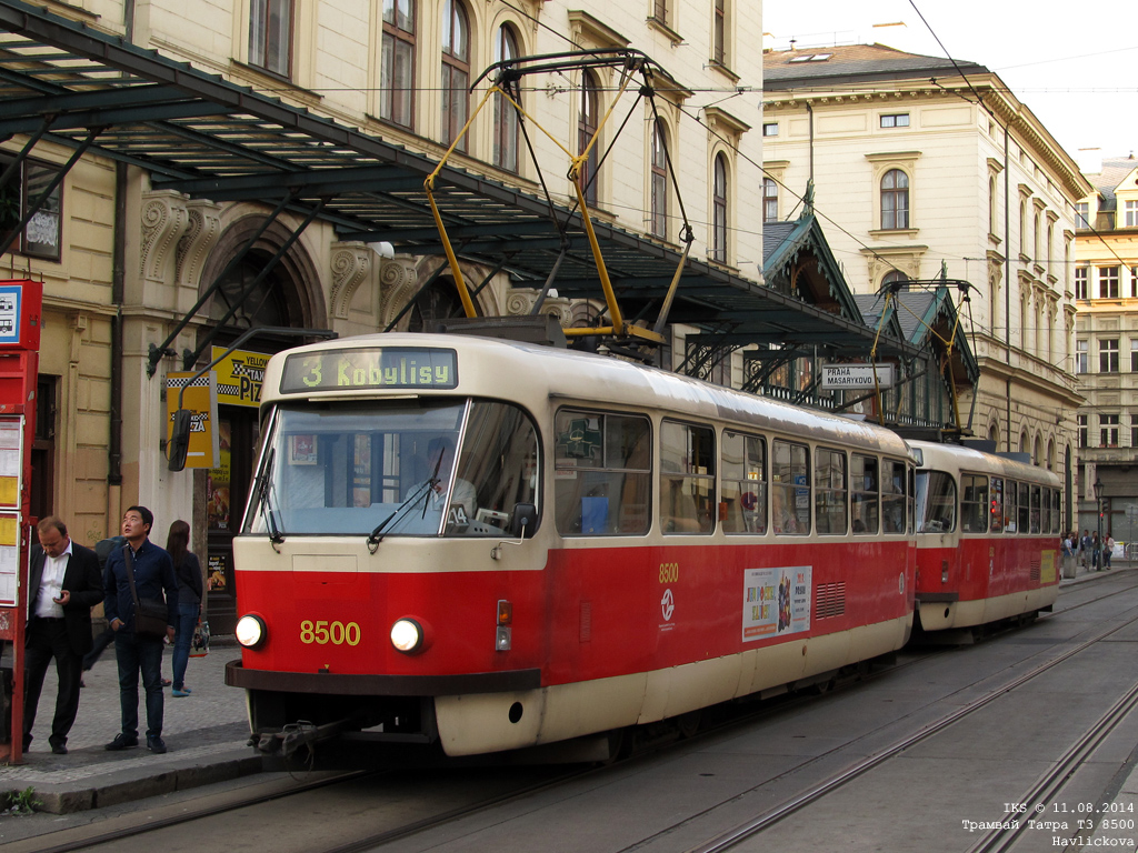 Прага, Tatra T3R.P № 8500
